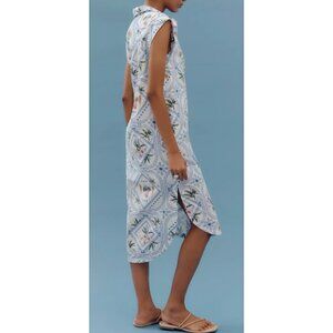 The Lillian Button-Front Midi Dress by Maeve, Size Small